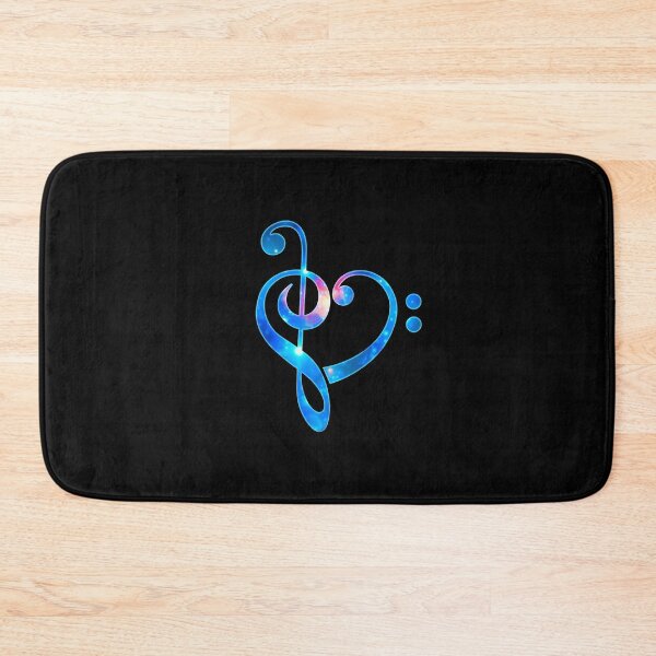 Item preview, Galaxy music heart treble clef bass designed and sold by boom-art.