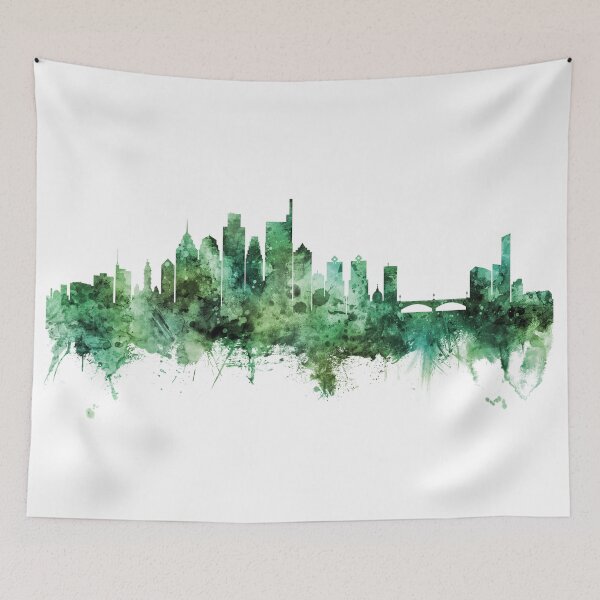 Item preview, Philadelphia Pennsylvania Skyline designed and sold by ArtPrints.