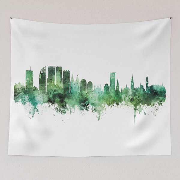 Item preview, The Hague Netherlands Skyline designed and sold by ArtPrints.