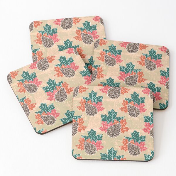 Item preview, Harvest Love Collection: Harvest Love and Pine Cones Pattern  designed and sold by CotodiStudio.
