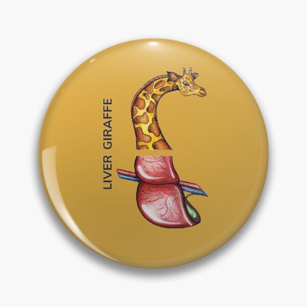 Item preview, LIVER GIRAFFE by FrankenDuo lemoncello yellow designed and sold by FrankenDuo.
