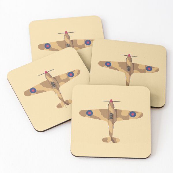 Item preview, Hurricane WWII Fighter Aircraft - Desert Tropical designed and sold by VoodooCircus.