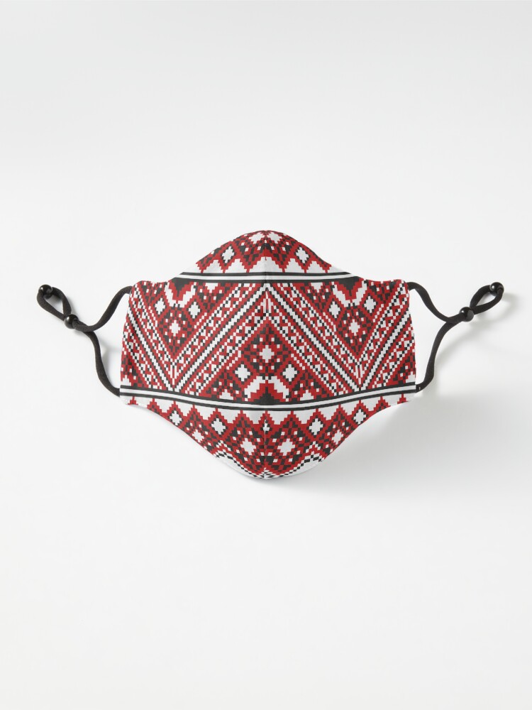 Alternate view of #Ukrainian #Embroidery, #CrossStitch, #Pattern Mask