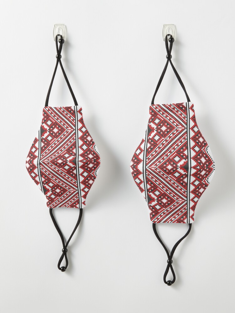 Alternate view of #Ukrainian #Embroidery, #CrossStitch, #Pattern Mask