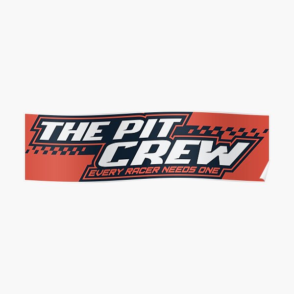 ThePitCrew sim racing community logo Poster