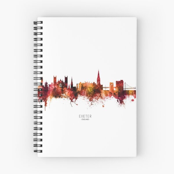 Item preview, Exeter England Skyline designed and sold by ArtPrints.