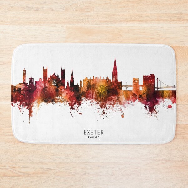 Item preview, Exeter England Skyline designed and sold by ArtPrints.