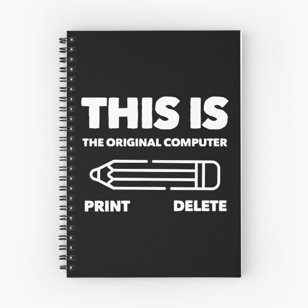Item preview, This Is The Original Computer Print Delete (white) designed and sold by Stornu2Ruedas.