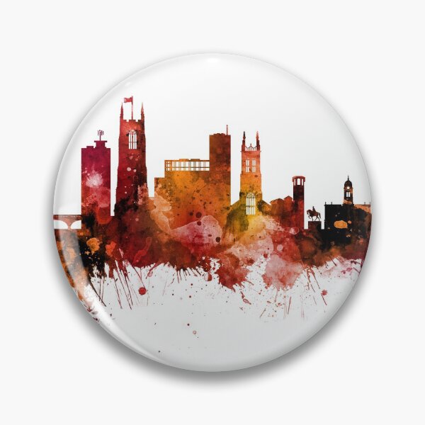 Item preview, Derby England Skyline designed and sold by ArtPrints.
