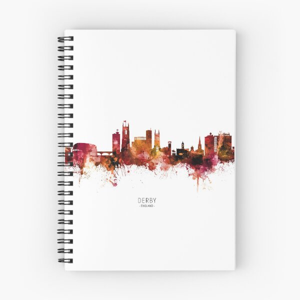 Artikelvorschau, Derby England Skyline entworfen und verkauft von ArtPrints.
