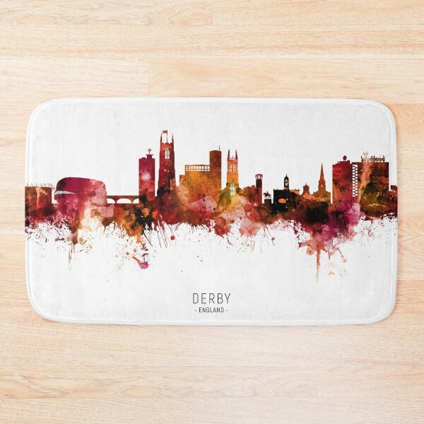 Item preview, Derby England Skyline designed and sold by ArtPrints.
