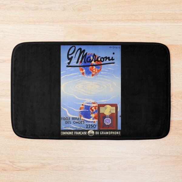 Item preview, retro g marconi fidele reflet des ondes la voix de son maitre compagnie francaise du gramophone vintage reclame designed and sold by CorasPosters.