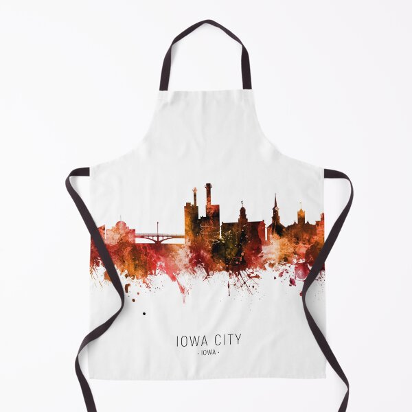 Artikelvorschau, Iowa City Iowa Skyline entworfen und verkauft von ArtPrints.
