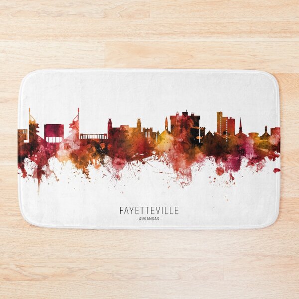 Item preview, Fayetteville Arkansas Skyline designed and sold by ArtPrints.