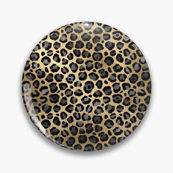 Item preview, Gold Leopard Lover Print Pattern designed and sold by UniQueensShop.