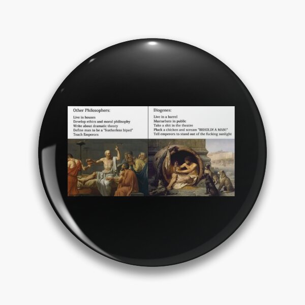Item preview, Diogenes meme designed and sold by untagged-shop.