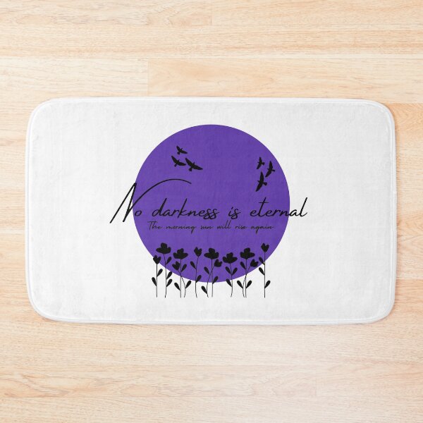 Item preview, No darkness is eternal - Spring day (black text) designed and sold by AlexiaArts.
