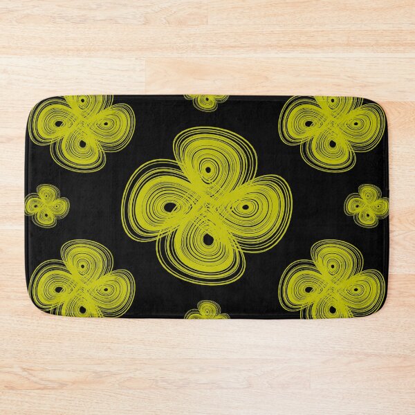Item preview, Many double chaotic strange attractor design pattern - gold designed and sold by rahilvalani.