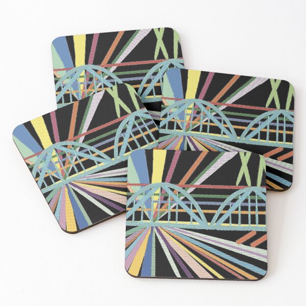 Item preview, Abstract Rainbow Bridge Haleiwa designed and sold by NJartbyNJacobson.