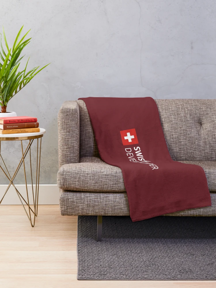 Thumbnail 2 of 6, Throw Blanket, Swiss Developer designed and sold by Code Wear.