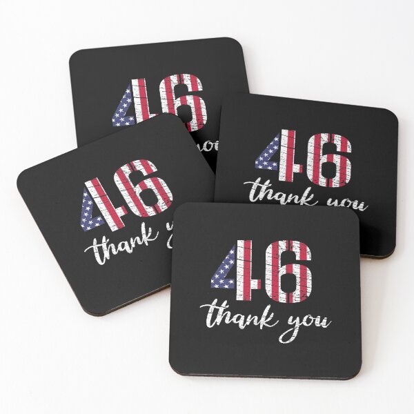 Item preview, 46 Thank You American Flag Patriotic Design 46th President Biden   designed and sold by FunnySunny T-Shirts.