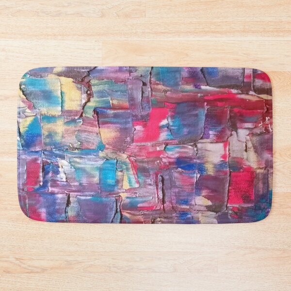 Item preview, Oil Patch | Red Blue and Gold | Deep Texture designed and sold by JillyJ05.
