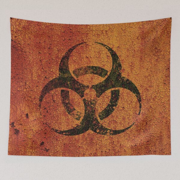 Item preview, Rusted Biohazard Symbol designed and sold by staticnoise.