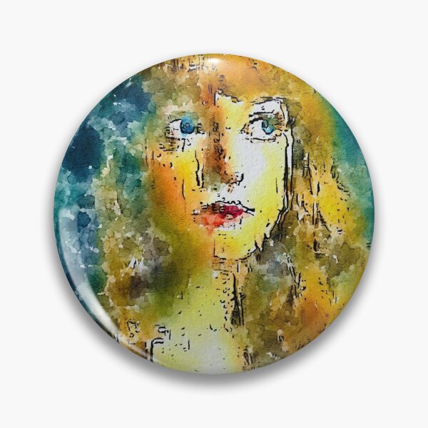 Item preview, Watercolor baroque girl designed and sold by miarantipole.