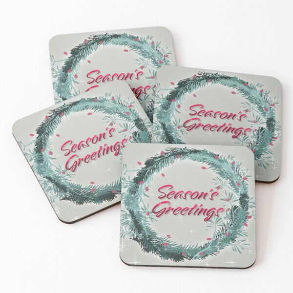 Item preview, Season's Greetings Wreath designed and sold by DesignShed.