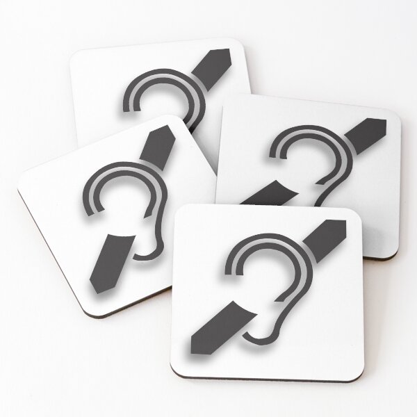 Item preview, Hearing Impaired Emblem designed and sold by Chaotic Neutral.