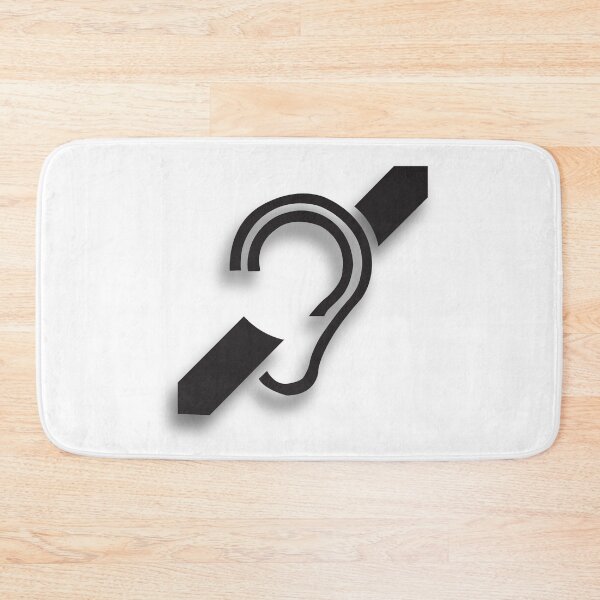 Item preview, Hearing Impaired Emblem designed and sold by Chaotic Neutral.