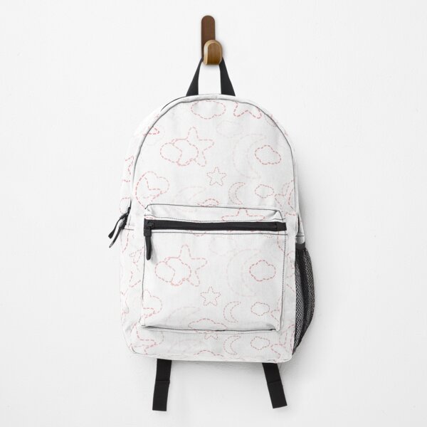 Item preview, Red Nursery Stars Moon Clouds Pattern designed and sold by everything4eva.