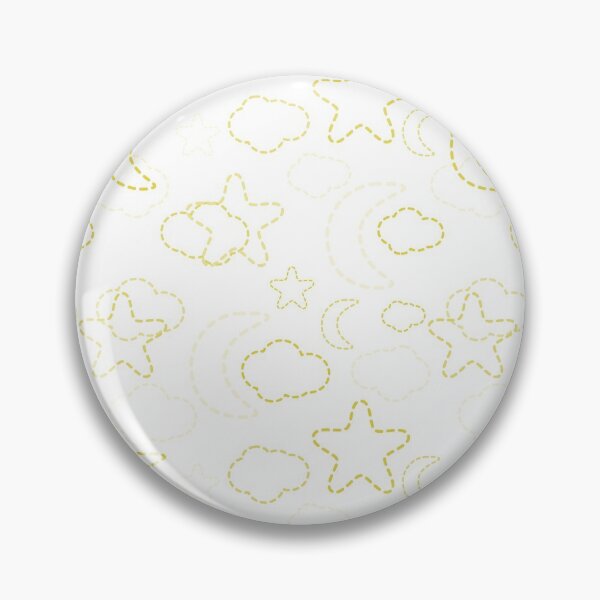 Item preview, Yellow Nursery Stars Moon Clouds Pattern designed and sold by everything4eva.