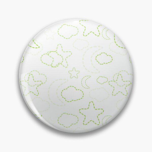 Item preview, Lime Green Nursery Stars Moon Clouds Pattern designed and sold by everything4eva.
