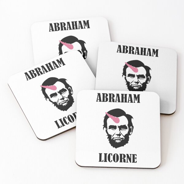 Item preview, Abraham unicorn humor designed and sold by Curlyhaire.