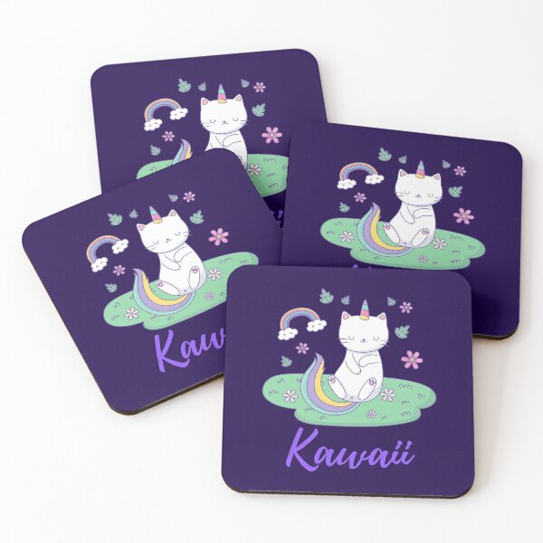 Item preview, Kawaii Unicorn Cat designed and sold by KawaiiPark.