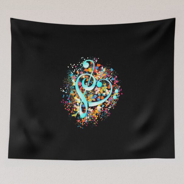 Item preview, Music Heart, Treble Clef, Bass Clef designed and sold by boom-art.