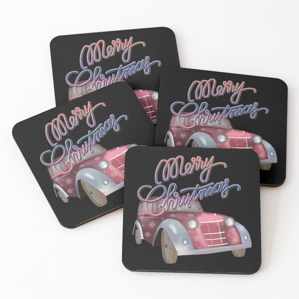 Item preview,  Mary Christmas with retro car designed and sold by Galina Kostyaeva.