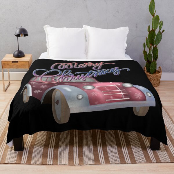 Item preview,  Mary Christmas with retro car designed and sold by Galina Kostyaeva.