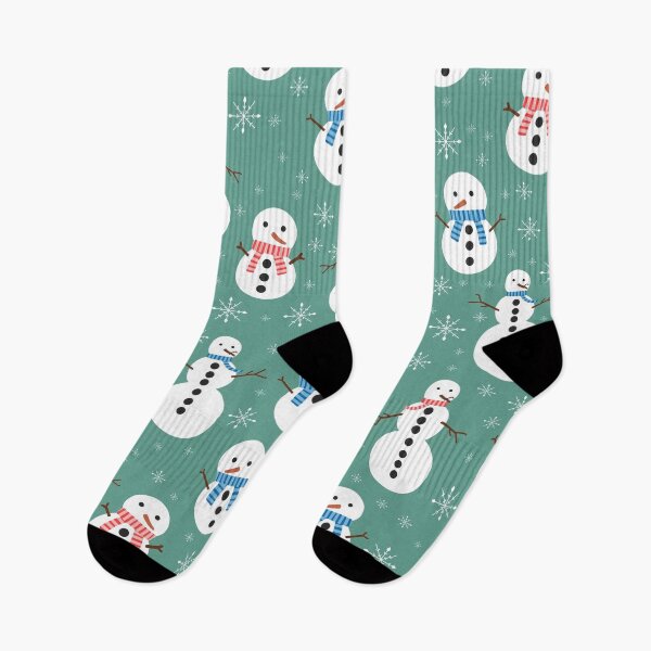 Item preview, Christmas Snowman Pattern designed and sold by space-kitten.