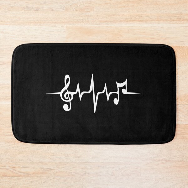 Item preview, Heartbeat, music, treble clef, music notes, sound wave, pulse designed and sold by boom-art.
