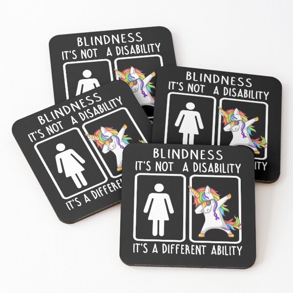 Item preview, Blindness It's not a Disability It's a different Ability designed and sold by DianabellShop.