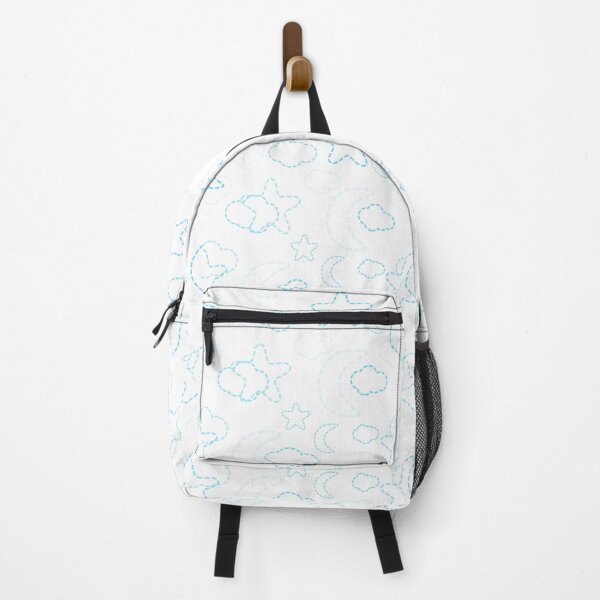 Item preview, Blue Nursery Stars Moon Clouds Pattern designed and sold by everything4eva.