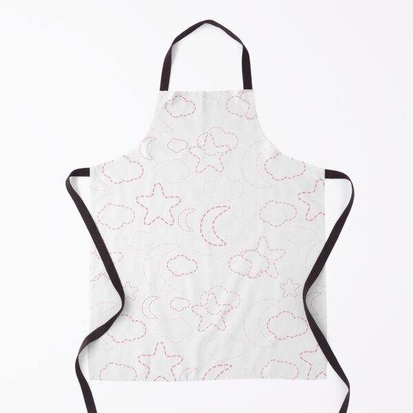 Item preview, Pink Nursery Stars Moon Clouds Pattern designed and sold by everything4eva.