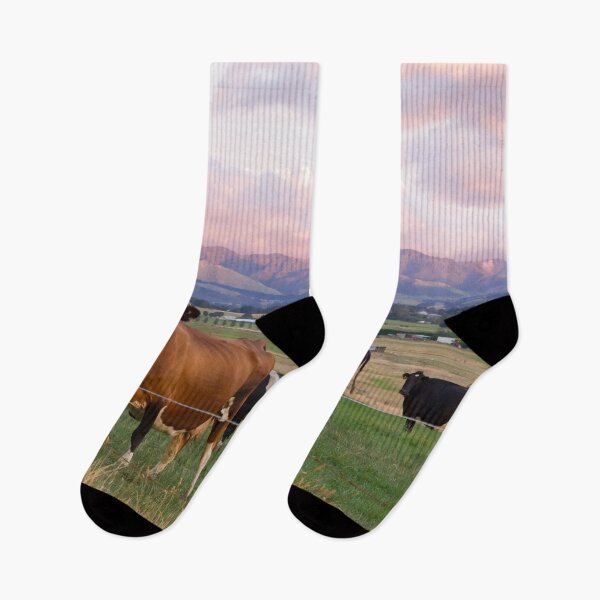 Item preview,  Cows And Mountain Sunrise designed and sold by KarenWoodArt.