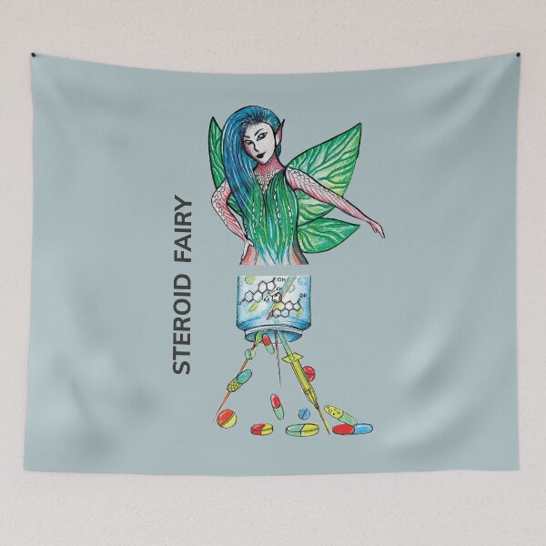 Item preview, STEROID FAIRY by FrankenDuo pastel cyan designed and sold by FrankenDuo.