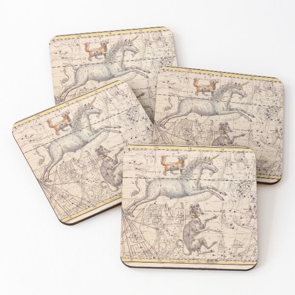 Item preview, Vintage map - Canis Major Canis Minor Monoceros Argo Navis - Alexander Jamieson 1820 designed and sold by DejaVuStudio.
