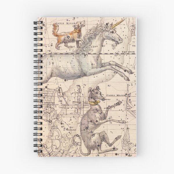 Item preview, Vintage map - Canis Major Canis Minor Monoceros Argo Navis - Alexander Jamieson 1820 designed and sold by DejaVuStudio.