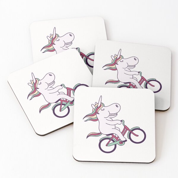 Item preview, Cyclist Unicorn twin  designed and sold by youngdstag.
