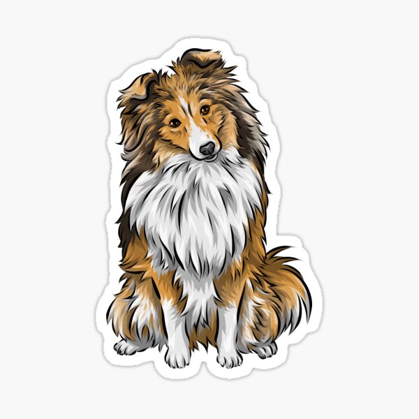 Shetland sales sheepdog art